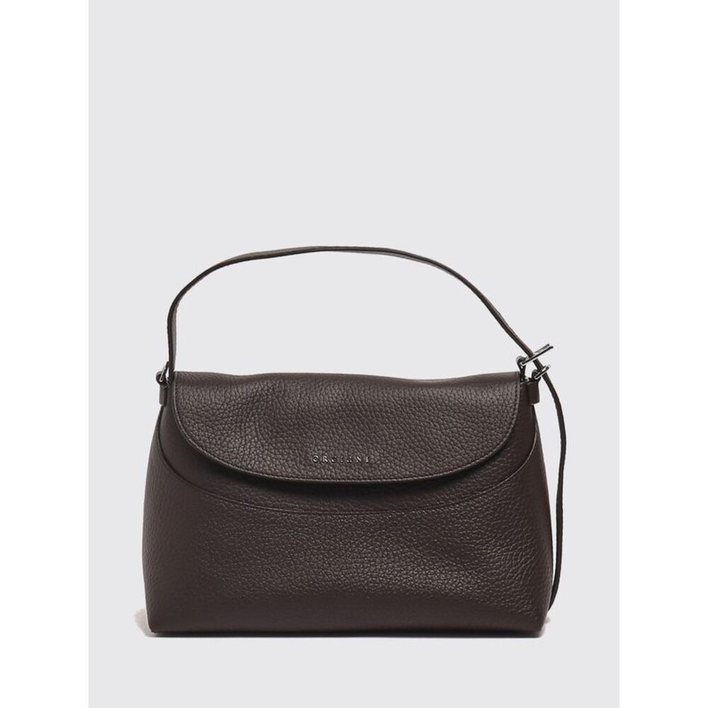 Orciani Women Nana Orciani Hammered Leather Shoulder Bag With Adjustable Handle